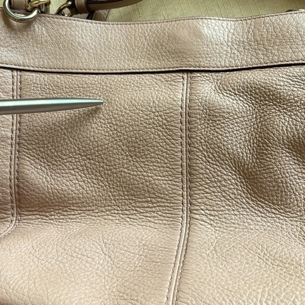 Coach Prairie satchel‎ pebble leather tan